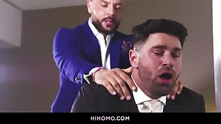 Businessmen Beau Historical coachman and Sir Peter fuck in hotel